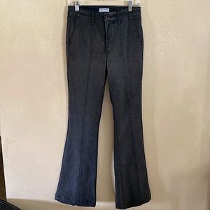Sophia Vergara Pin tucked flared Black Jeans